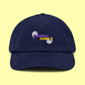 Casquette en velours Golden Ghostly Figures