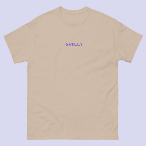 T-shirt Ghelly violet brodé