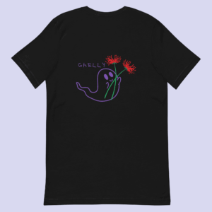 T-shirt Ghost roses